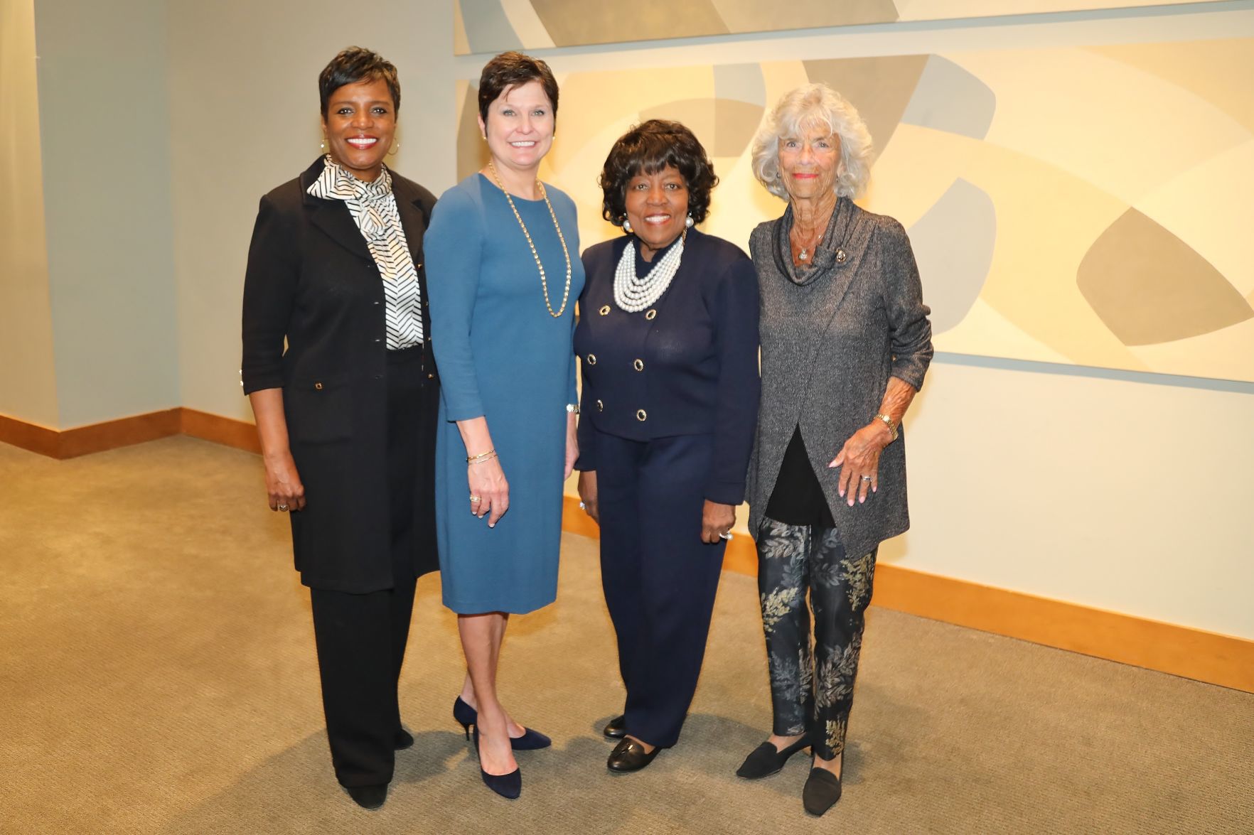 Dr. Gwendolyn Packnett, Marian Nunn, Peggy Lewis Carol Loeb